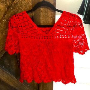 Anthropologie Lace top